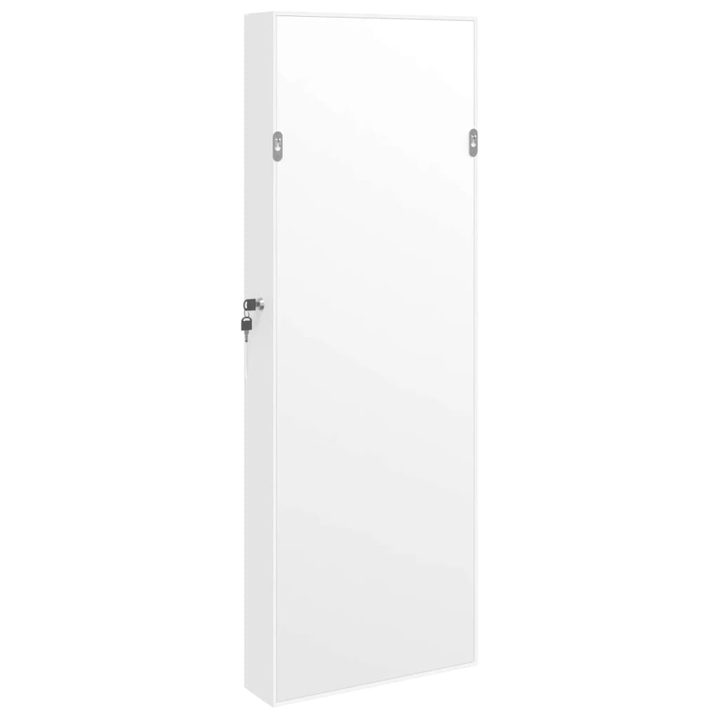 Mirror Jewellery Cabinet Wall Mounted 37.5X10X106 Cm